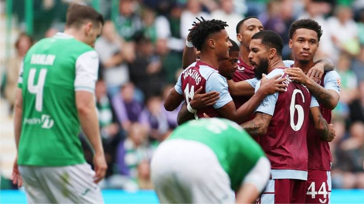 John McGinn's Aston Villa turned Easter Road into Easy Street in European opener