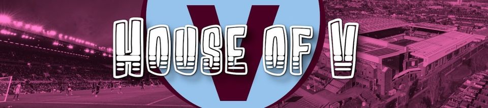 House of V logo - floating above Villa Park